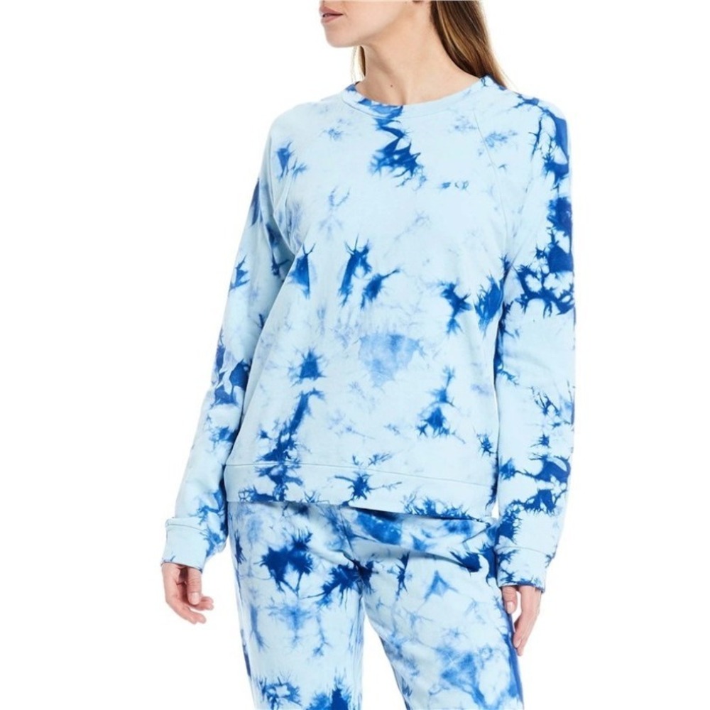 NWT PJ Salvage 3x Tie Dye French Terry Long Sleeve Sweatshirt Lounge Top 113965
